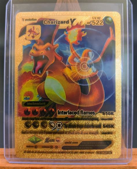 charizard v lv 92 hp 522 price|charizard v gold foil pokemon.